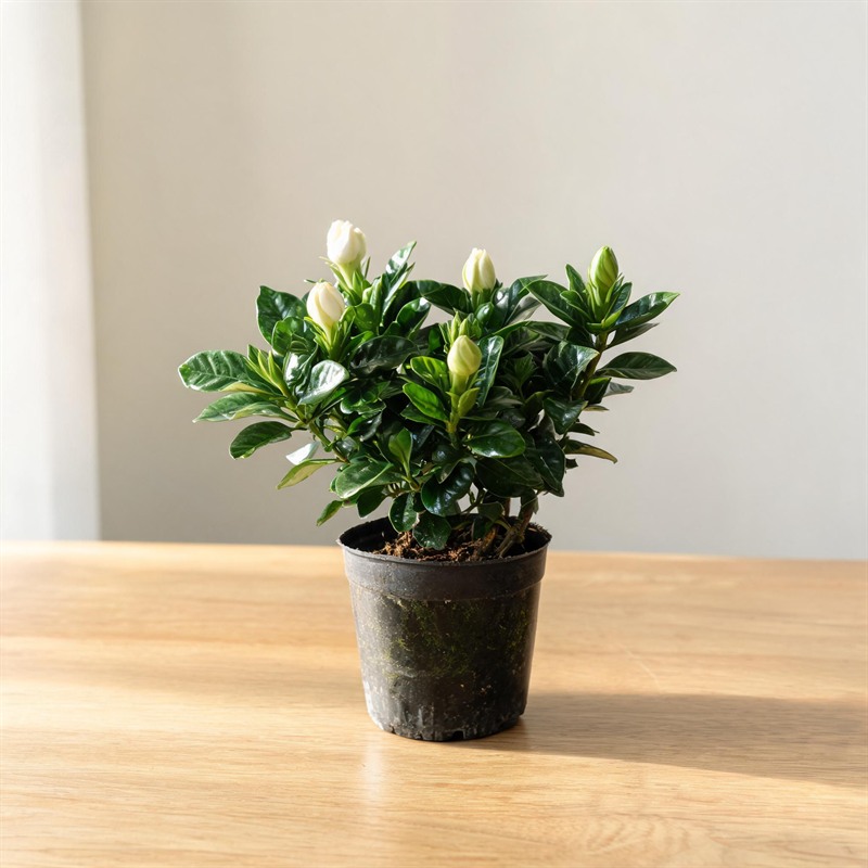 小叶栀子花盆栽 带花苞发货